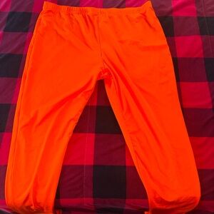 SHEIN Vibrant Orange Leggings